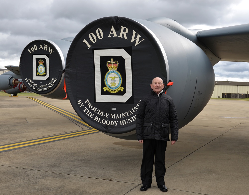 Team Mildenhall hosts Tony Foulds who dedicated his life to remembering “Mi Amigo” crew