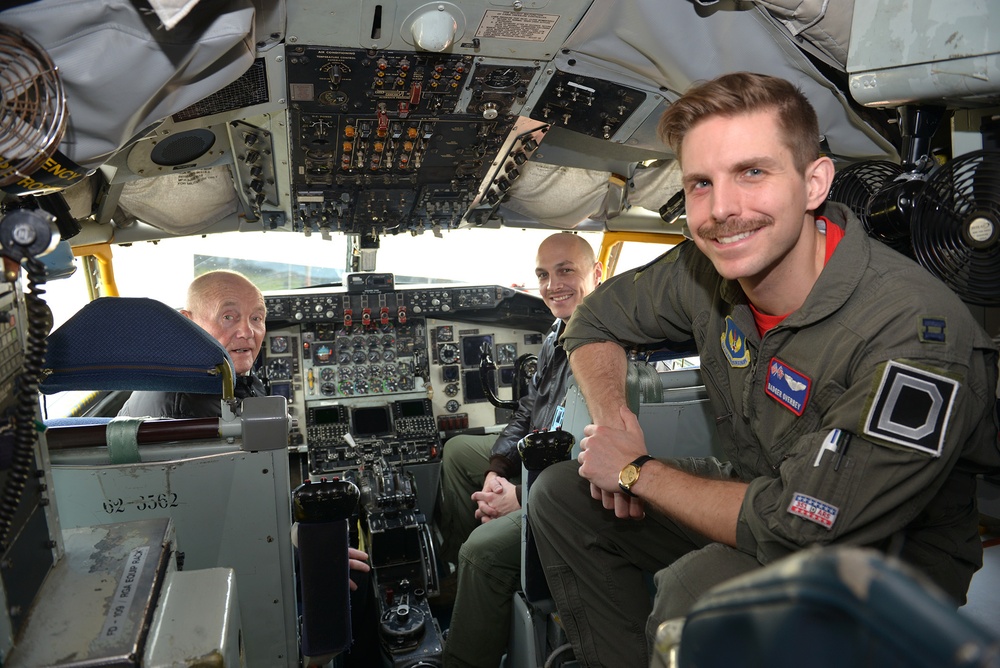 Team Mildenhall hosts Tony Foulds who dedicated his life to remembering “Mi Amigo” crew