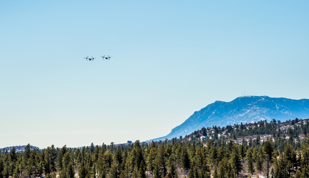 CV-22 Osprey Landing on the Terrazzo