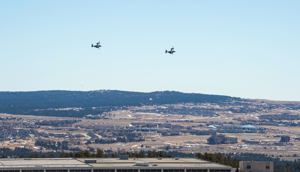 CV-22 Osprey Landing on the Terrazzo