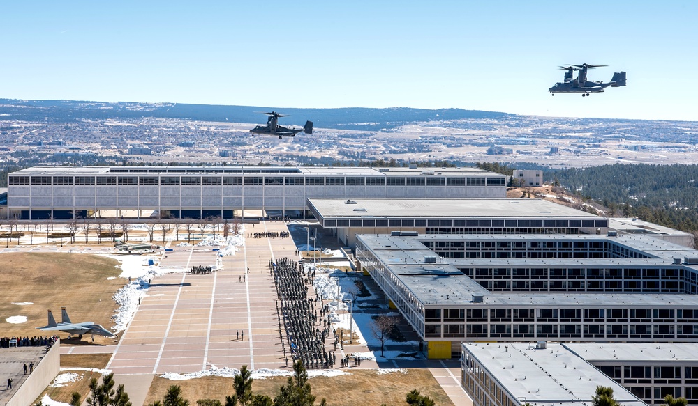 CV-22 Osprey Landing on the Terrazzo