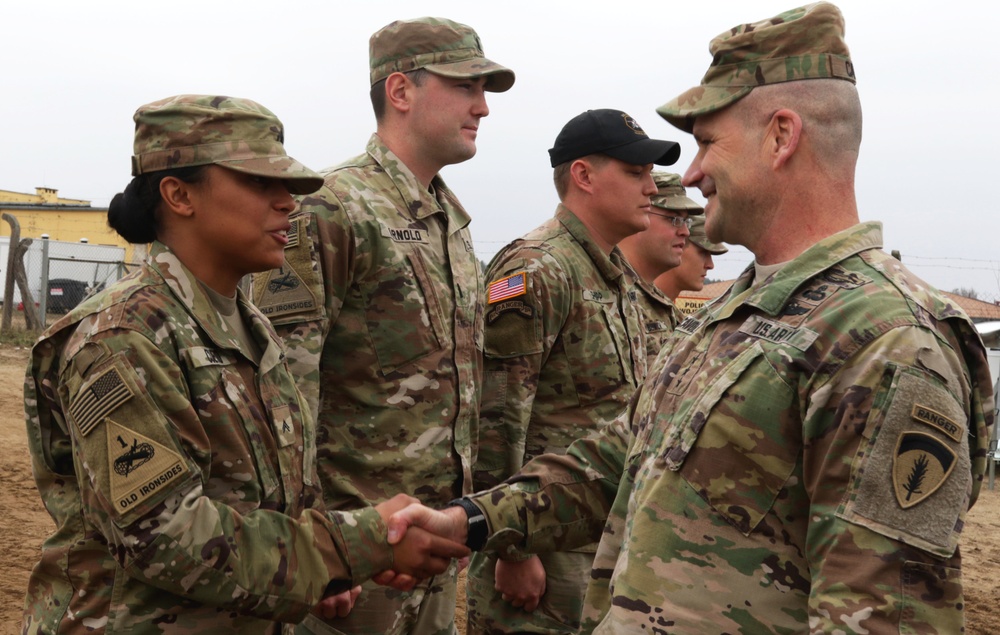 Lt. Gen. Cavoli visits 2 ABCT at Drawsko Pomorskie, Poland