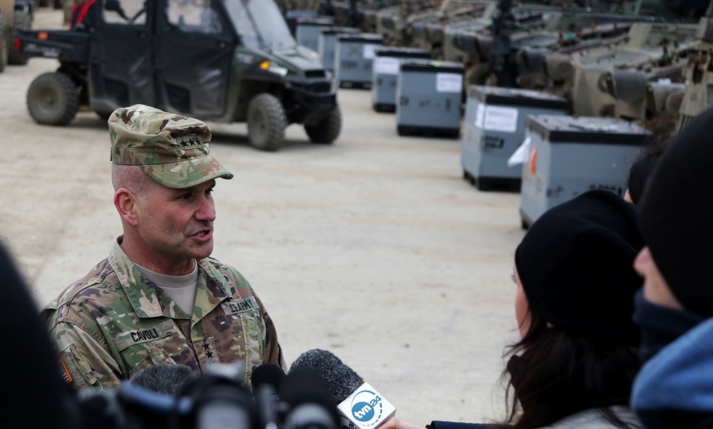 Lt. Gen. Cavoli visits 2 ABCT at Drawsko Pomorskie, Poland