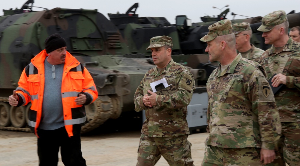 Lt. Gen. Cavoli visits 2 ABCT at Drawsko Pomorskie, Poland