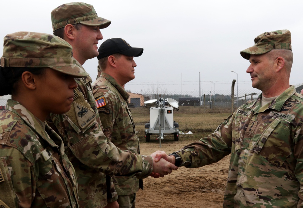 Lt. Gen. Cavoli visits 2 ABCT at Drawsko Pomorskie, Poland