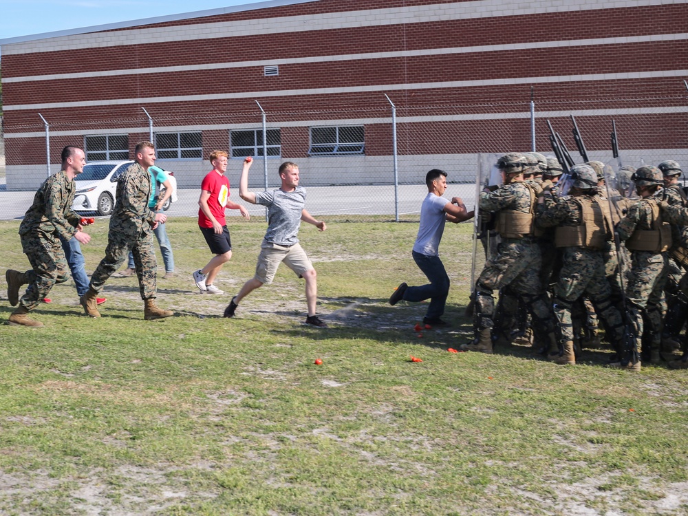 2nd Law Enforcement Battalion hosts official visit for French National Gendarmerie