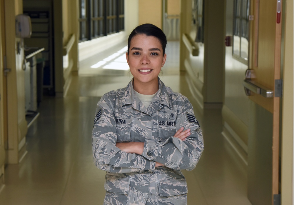 Staff Sgt. Luiza Pereira selected as 2018 Air Force Surgical Service NCO of the Year