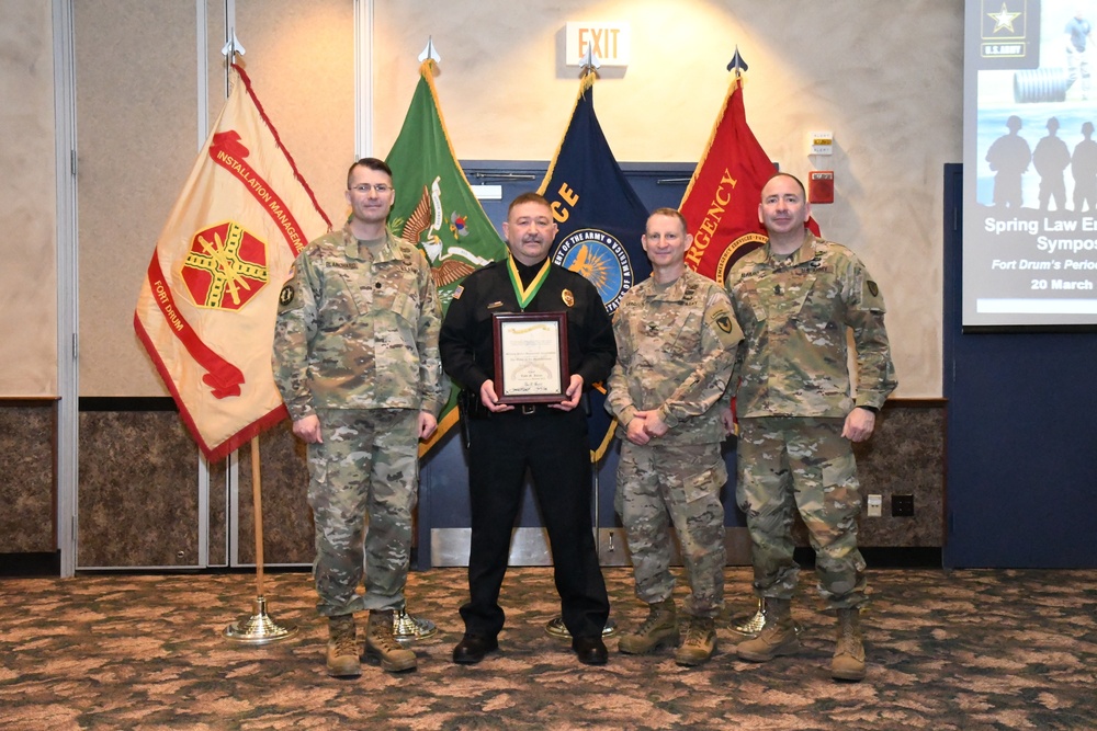 Fort Drum’s police chief receives Order of the Marachaussee award for service to Military Police Corps Regiment