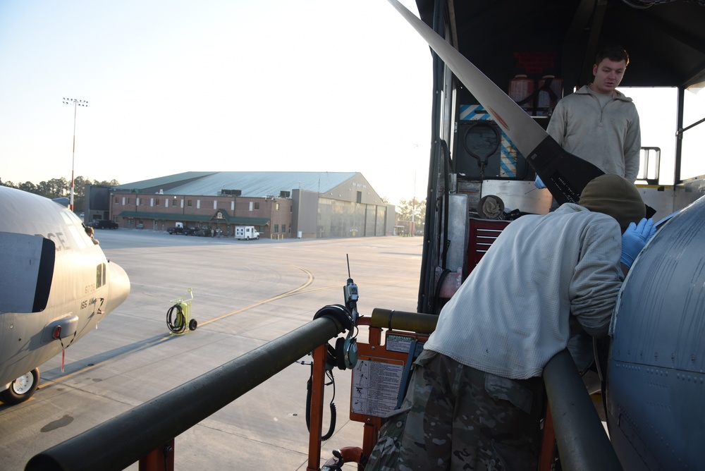 165th Airlift Wing propulsion specialists keep planes in the air