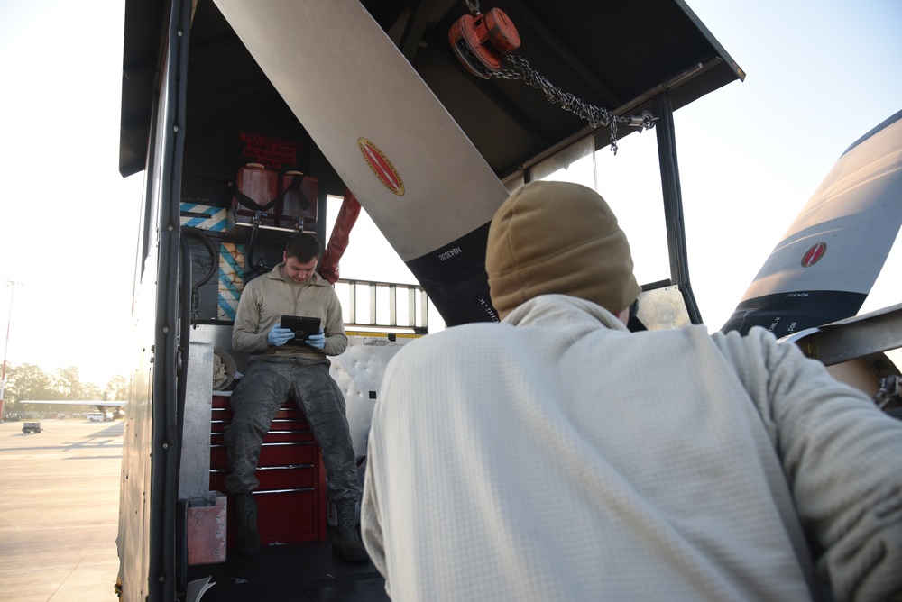 165th Airlift Wing propulsion specialists keep planes in the air