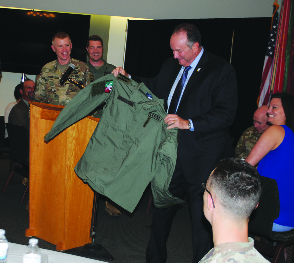 Breedlove's shirt at National Prayer Luncheon