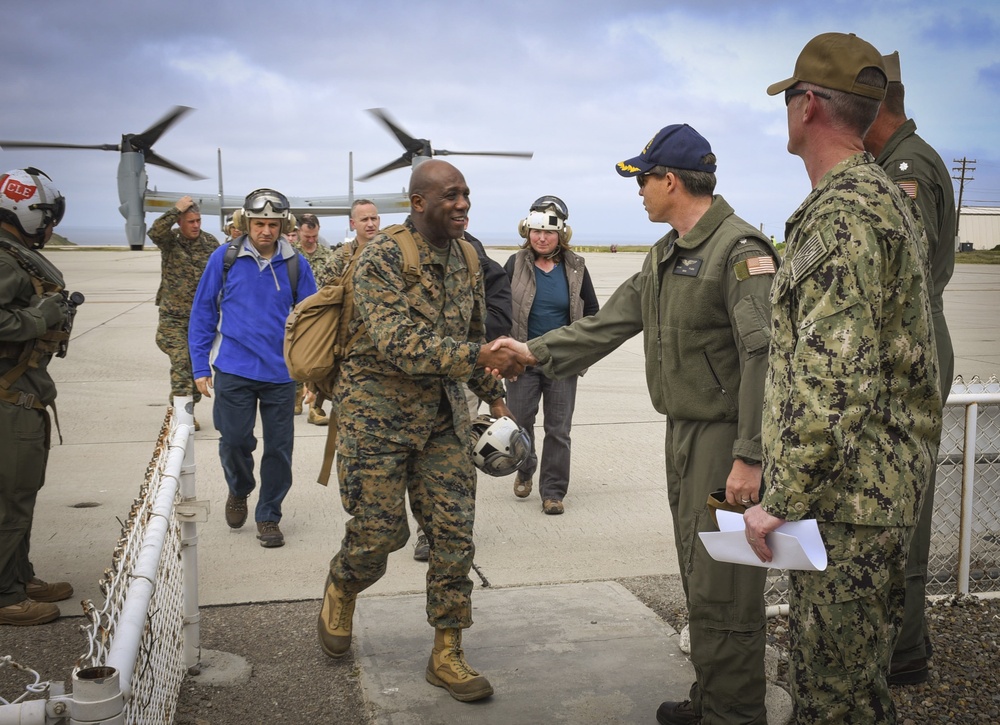 Pacific Blitz 2019: CNO, MCPON, CMC, SMMC visit San Clemente Island Sailors, Marines