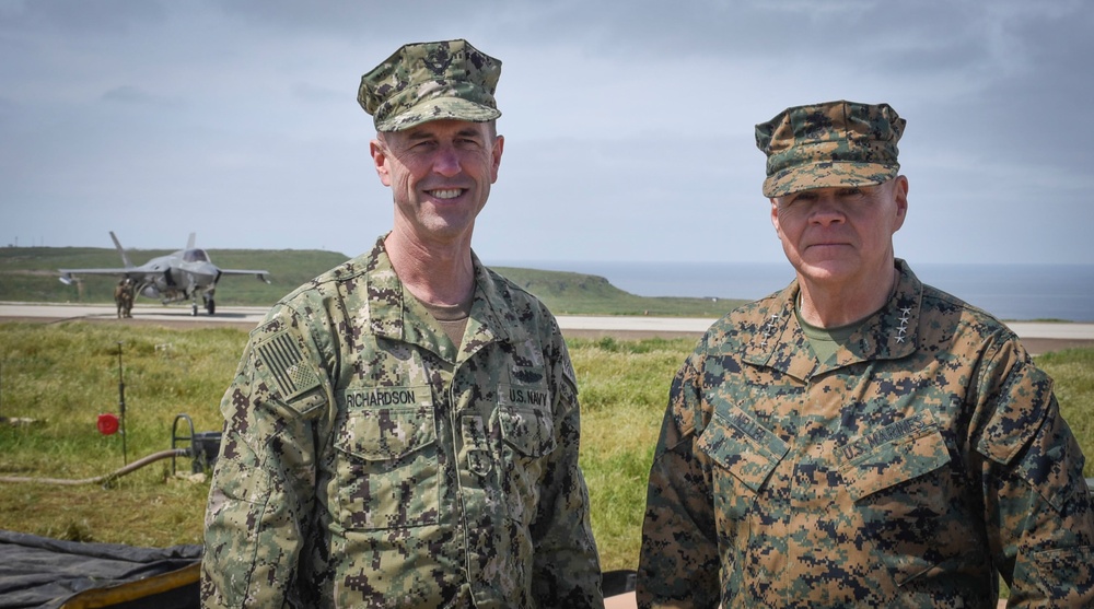 Pacific Blitz 2019: CNO, MCPON, CMC, SMMC visit San Clemente Island Sailors, Marines