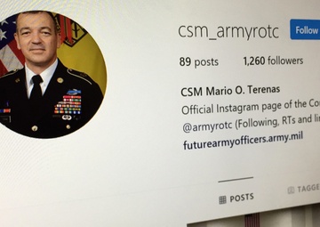 Cadet Command, Fort Knox commander tweets and posts to reach a new generation of Soldiers