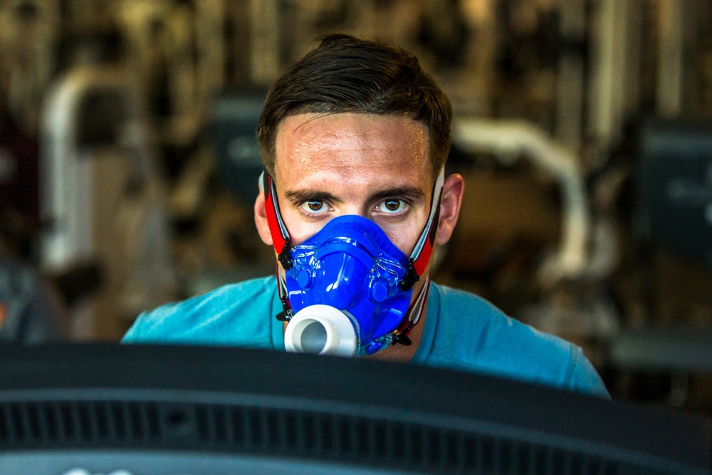 All-Marine Triathlon Team runs VO2 Max tests at Camp Pendleton