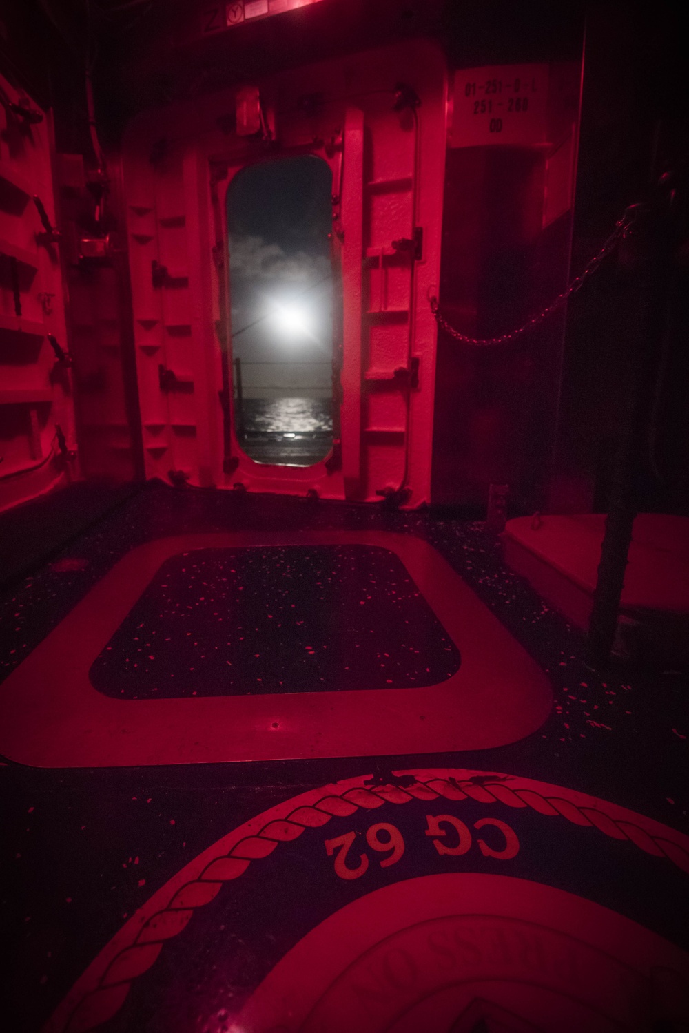 Moonrise on USS Chancellorsville