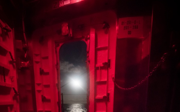 Moonrise on USS Chancellorsville