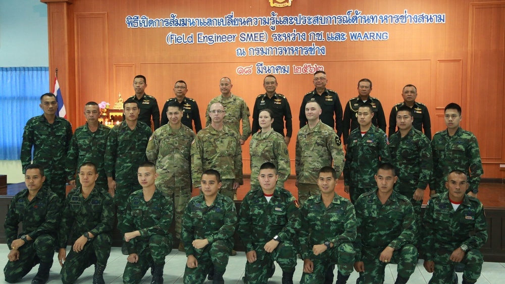 2nd US-Thai Army Field Engineer SMEE attendees