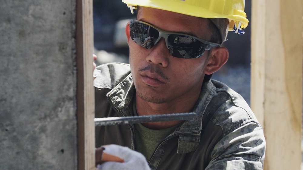 Balikatan 2019: AFP, U.S. Marines continue construction project at Bulsa Elementary School