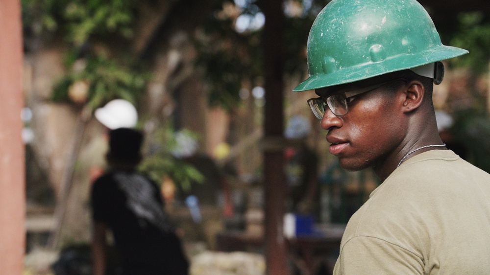 Balikatan 2019: AFP, U.S. Marines continue construction project at Bulsa Elementary School