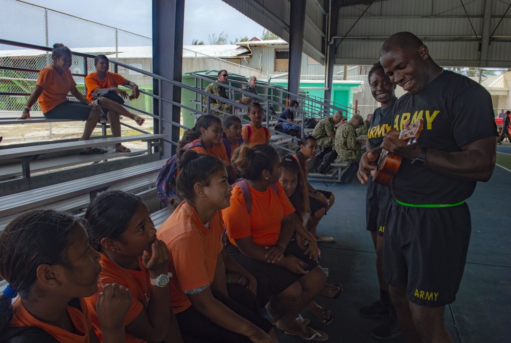 Pacific Partnership 2019 Visits Ebeye Middle School