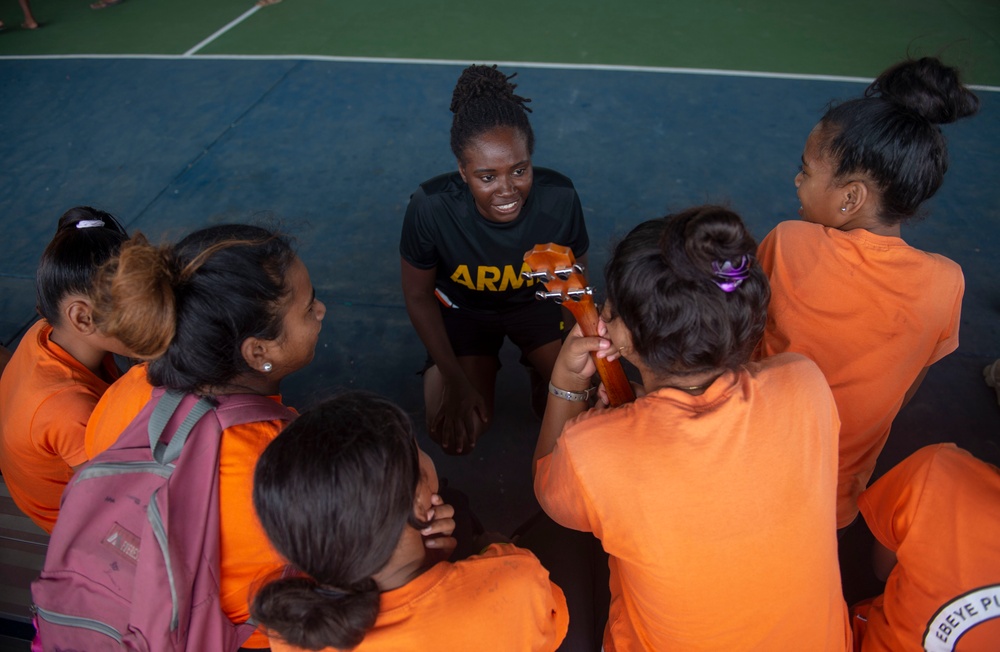 Pacific Partnership 2019 Visits Ebeye Middle School