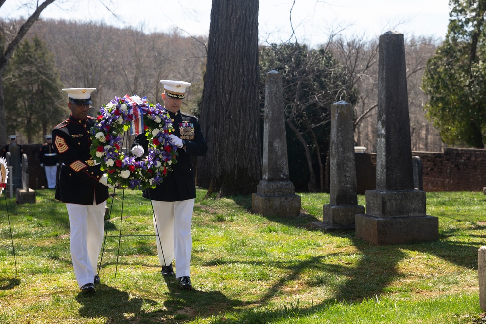 James Madison Wreath Laying Ceremony