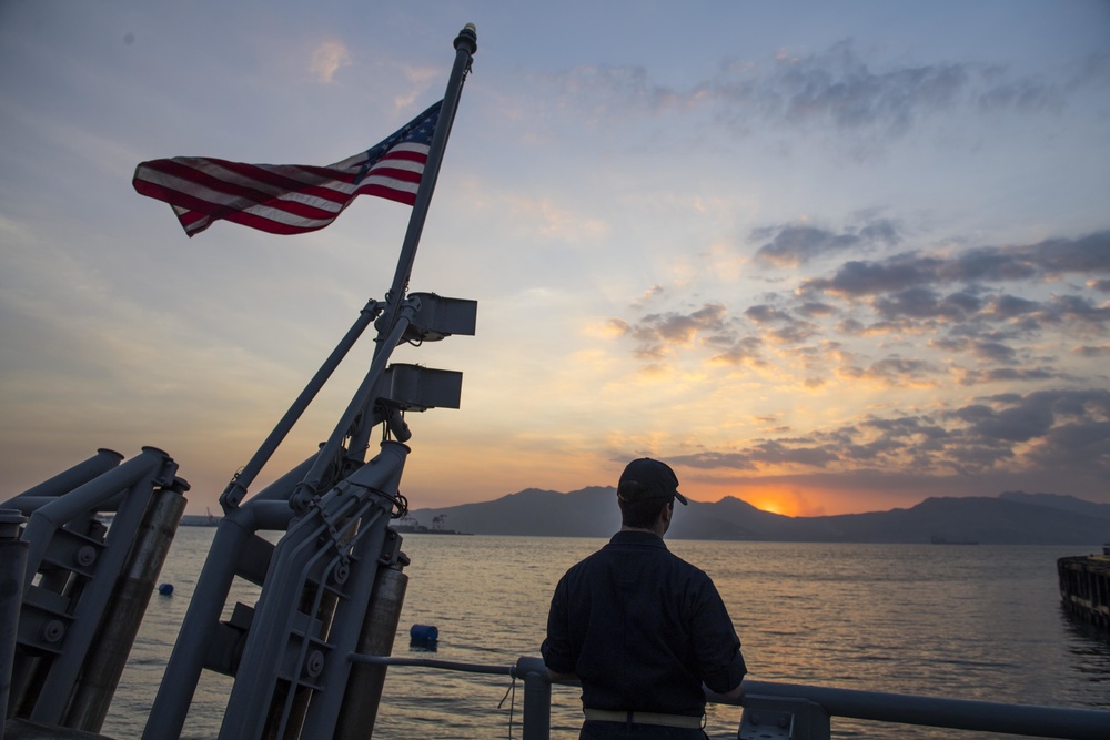 USS Pioneer Port Visit to Subic Bay