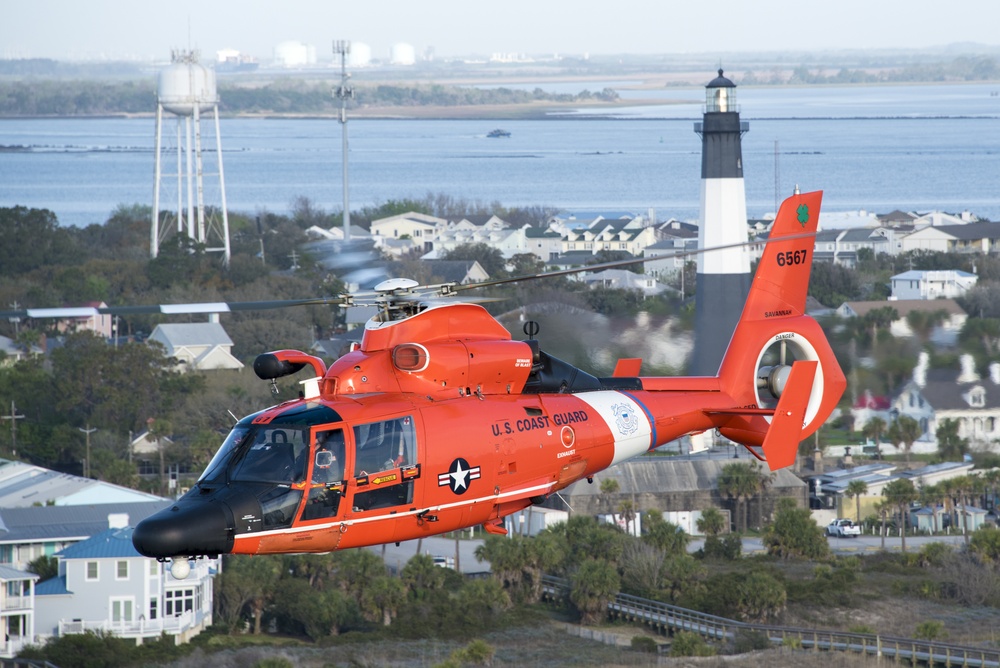 Coast Guard Air Station Savannah welcomes Cutter Eagle to Savannah