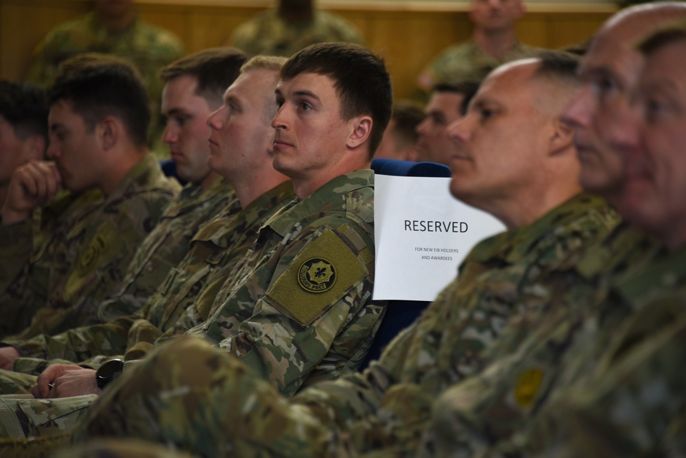 Expert Infantryman Badge Ceremony