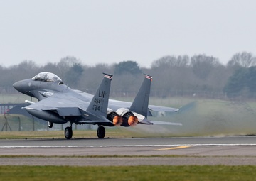 U.S. Air Force F-15Es deploy to Poland for flying exercise