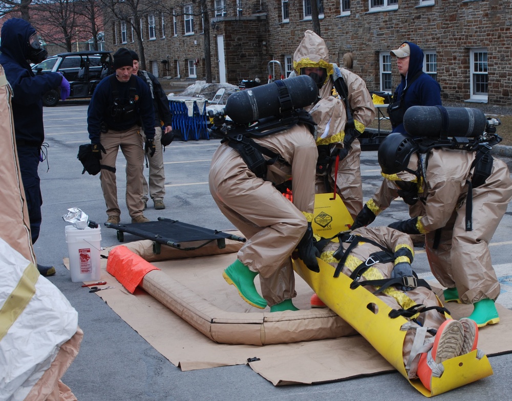 Civil Support Teams exercise at Hamilton College