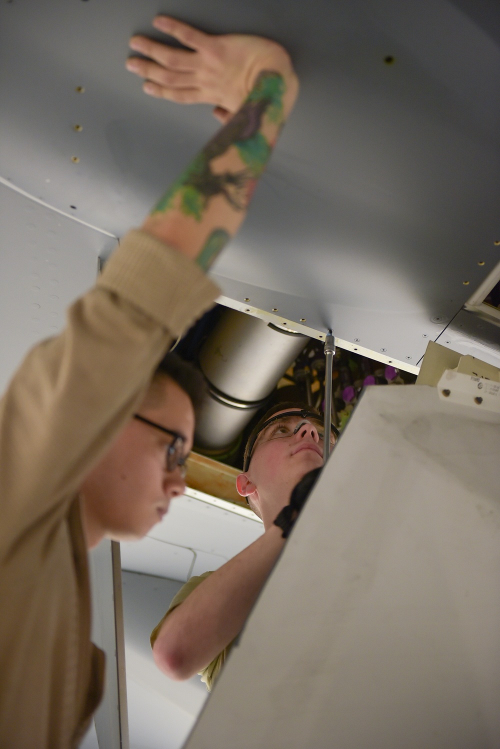 22nd MXS performs first KC-46 A-check