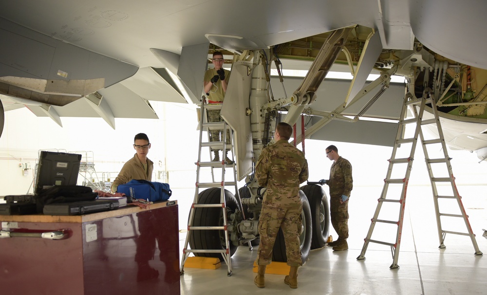 22nd MXS performs first KC-46 A-check