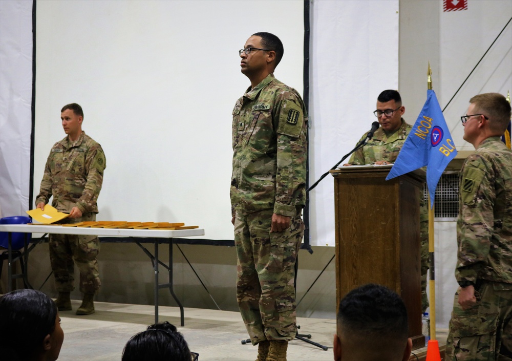 Basic Leaders Course Graduation Class 702: Cpl. Jake Merriman and Spc. Sean Lam