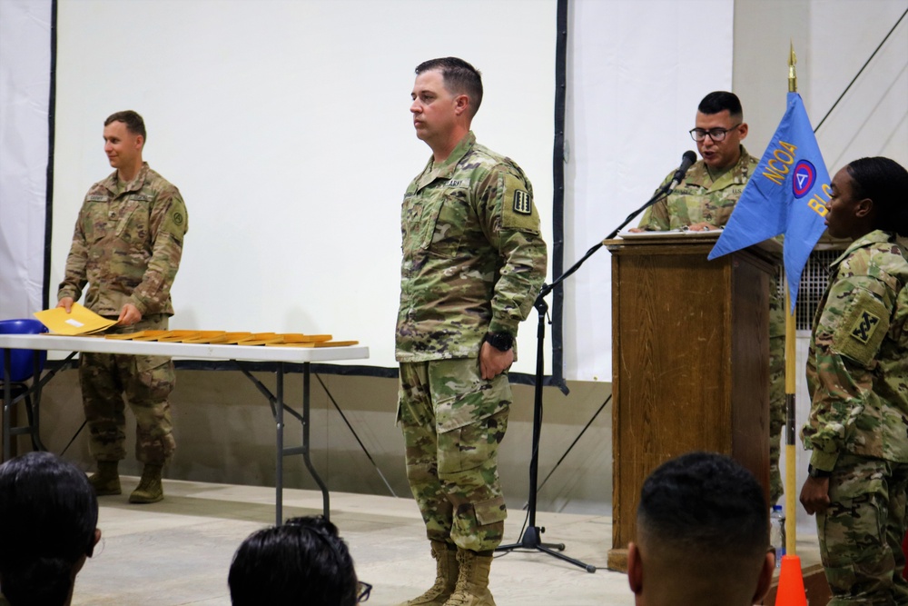 Basic Leaders Course Graduation Class 702: Cpl. Jake Merriman and Spc. Sean Lam