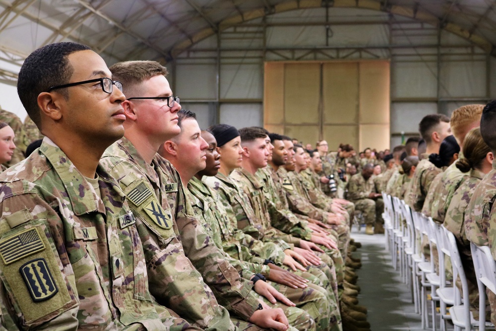 Basic Leaders Course Graduation Class 702: Cpl. Jake Merriman and Spc. Sean Lam