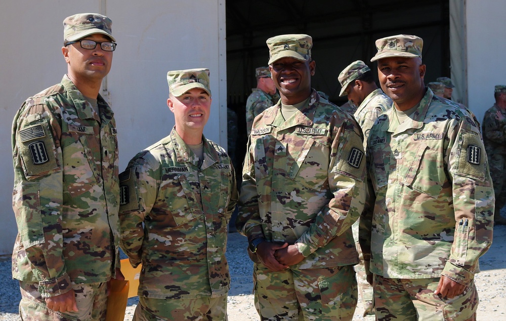 Basic Leaders Course Graduation Class 702: Cpl. Jake Merriman and Spc. Sean Lam