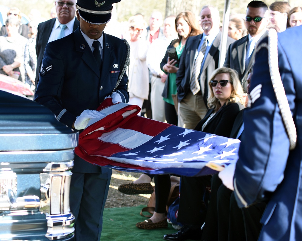 World War II Veteran, Columbus Air Force Base Honor Guard, Army Air Corps, B-17 Gunner