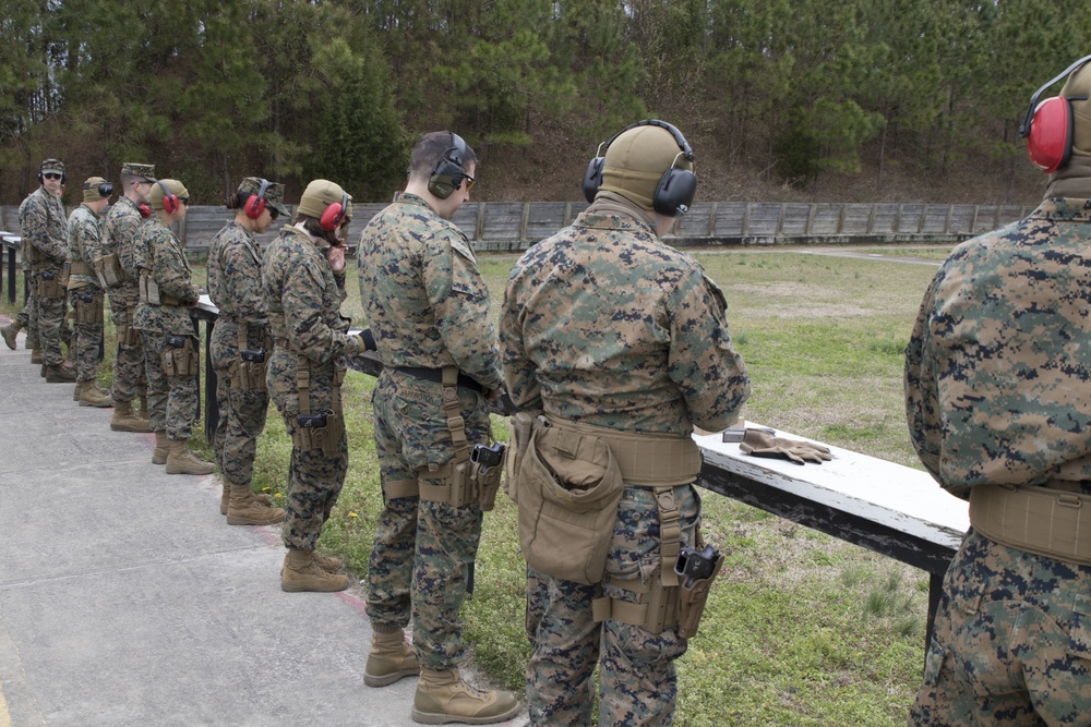 Cherry Point Marines compete at Regional East Marksmanship Competition