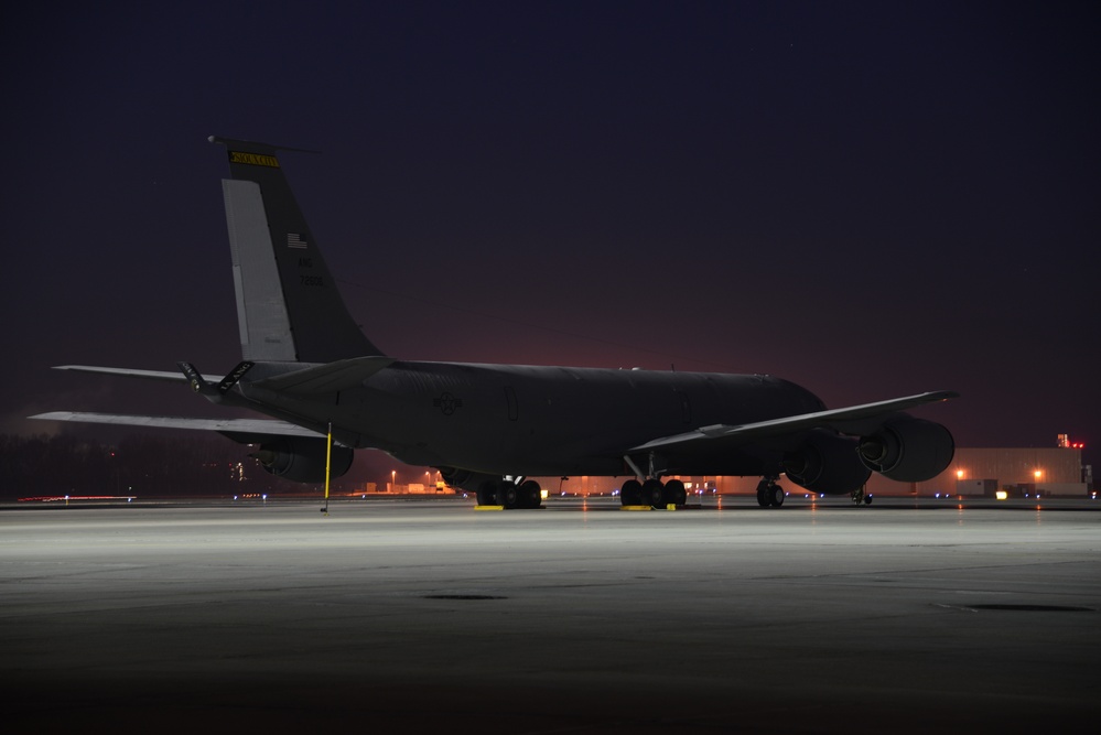 KC-135 at Twilight
