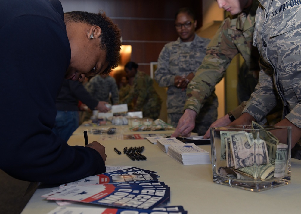 JBA personnel donate to Air Force Assistance Fund