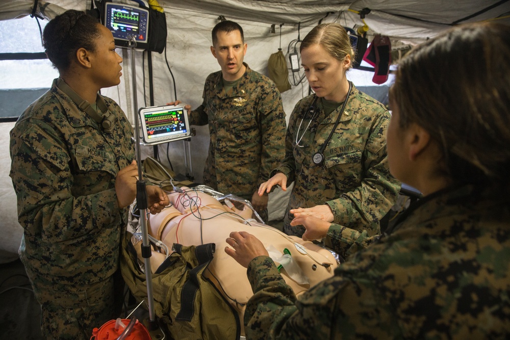 2nd Med. Bn. Trains in Emergency and Enroute Medical Care