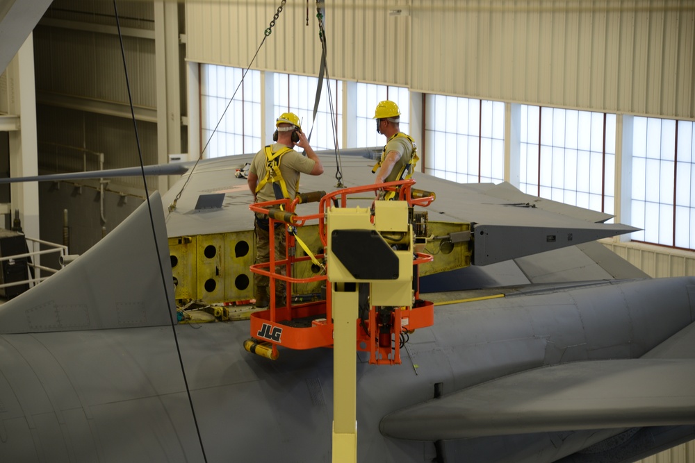 Ready to tilt a KC-135 tail