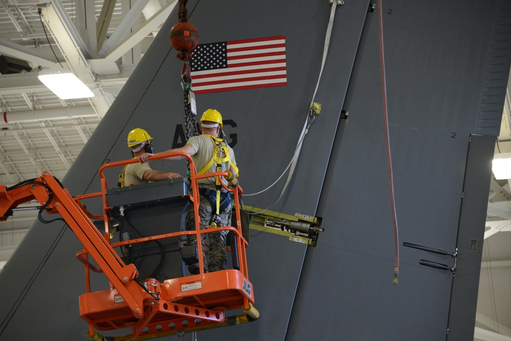 KC-135 tail replacement