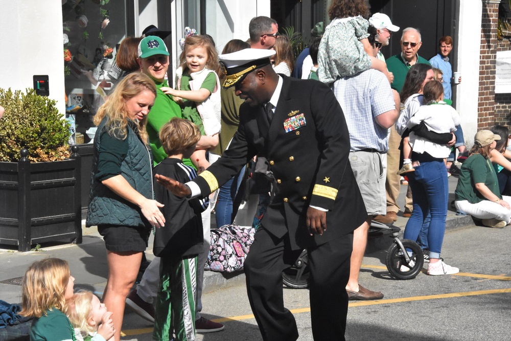Admiral Joins Charleston St. Parick's Day Festivities