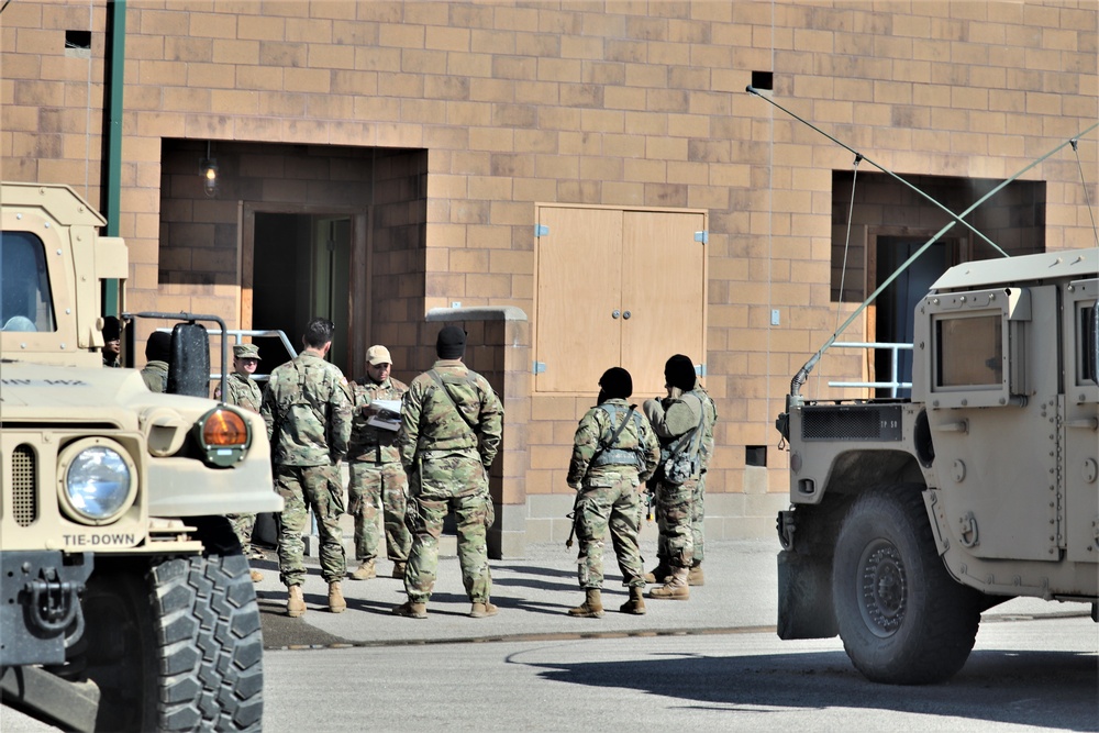 Civil affairs Soldiers train at Fort McCoy's CACTF