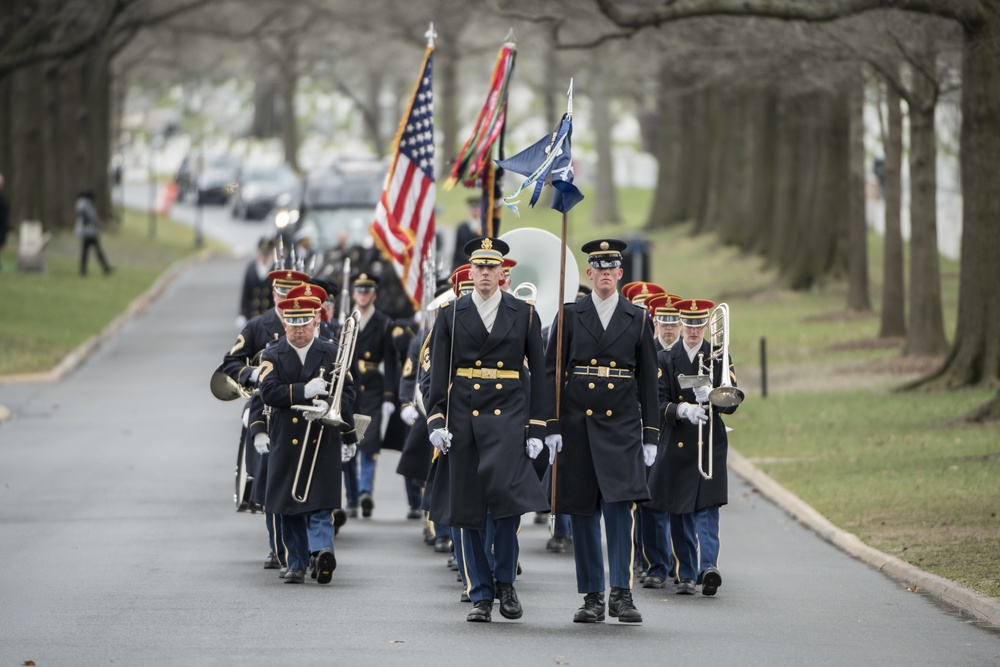 Military Funeral Honors with Funeral Escort for U.S. Army Air Forces Capt. Lawrence Dickson