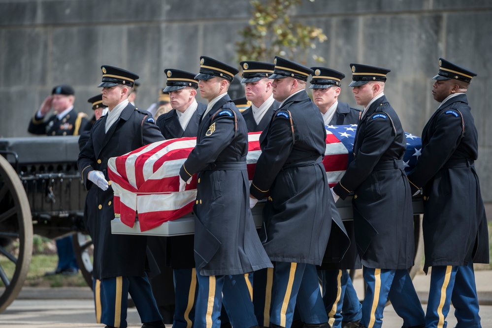 Military Funeral Honors with Funeral Escort for U.S. Army Air Forces Capt. Lawrence Dickson