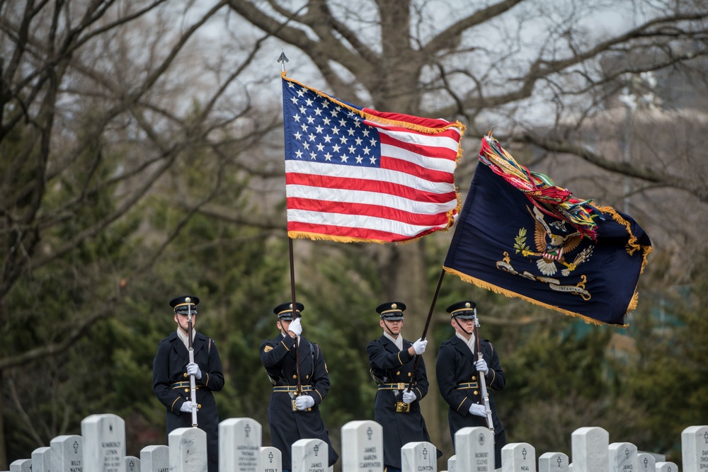 Military Funeral Honors with Funeral Escort for U.S. Army Air Forces Capt. Lawrence Dickson